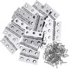 20Pcs Stainless Steel Folding Hinge 2 inch Door and Window