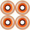 Labeda Millenium Inline Skate Wheels (Orange, 72mm)