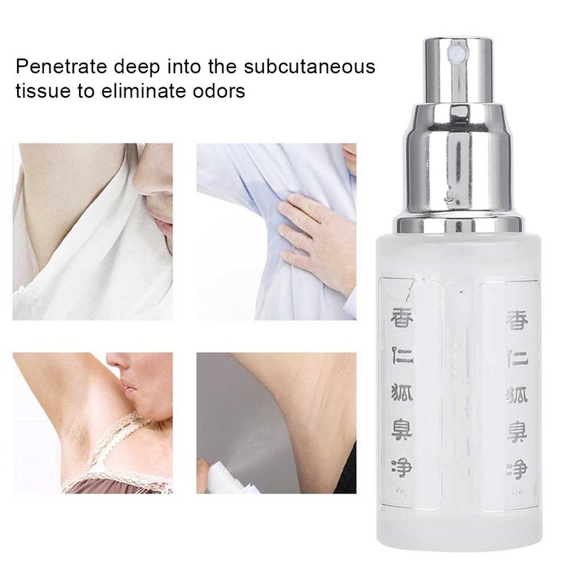 Body Deodorant Spray Powder Antiperspirant Water Underarms Body Bad Odor