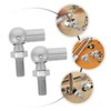 KONTONTY 2pcs Stainless Steel Tie Rod Ball Head Joint for
