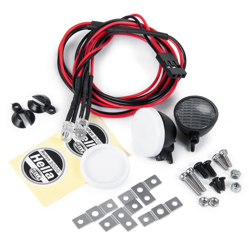 AXspeed 2pcs RC Light Headlight Spotlight for Trx4 TRX6 SCX10