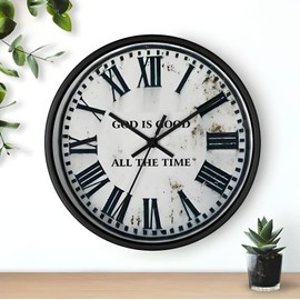 Just Right Fit "God Is Good All The Time" Wall Clock 10 Inch By Just Right Fit