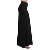 Long Elasticated Stretchy Gypsy Maxi Skirt - Black , size: