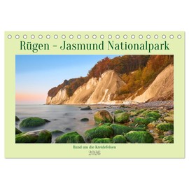 Rügen - Jasmund Nationalpark (Tischkalender 2026 DIN A5 quer), CALVENDO Monatskalender: Rügens Jasmund Nationalpark (CALVENDO Orte)