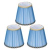 3PCS Cloth Lamp Shade E14 ClipOn Lampshade for Candle Chandelier