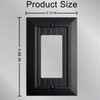 Beadboard Outlet Covers Wall Plates, Bamboo Fiber Light Switch Covers,