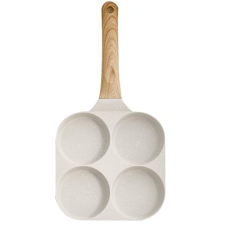 Egg Pan Non Stick, 4 Hole Egg Omelette Pan, Pancake