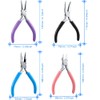 MMOBIEL 4Pcs Jewelry Pliers Set Making Tools Kit, Needle Nose,