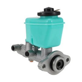 REPAIROCK 1 Pc Brake Master Cylinder for Toyota Land Cruiser HDJ80 4.2TD 95-98 Hydraulic Master Cylinder Durable Aluminum Alloy Engine Compartment with Reservoir Silver Tone