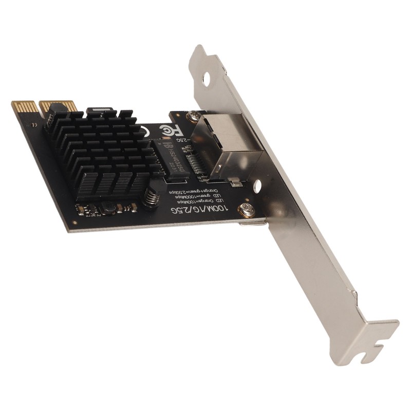 PCIe Ethernet Card 10 100 1000 2.5Gbps RJ45 Port Wake