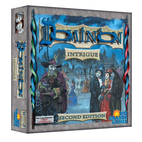 Rio Grande Games Dominion: Intrigue 2nd Edition Board Game , Blue, 156 months to 9600 months