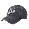 MINYJHZ Men's Dog Dad Washed Adjustable Baseball Cap Dog Lover
