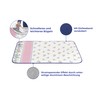 Wenko 1273070500 'Flowerage' Ironing Cover with Blitzbügler® Zone and 4