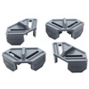 1/2'' Rockler Clamp It Clips (4 Pack, Dark Gray) -