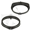 tomzz Audio 2839-009 Speaker Rings Adapter Brackets Compatible with Opel
