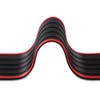 Car Rear Bumper Protector,SUV Car Bumper Protector Guard Rubber Black/Red