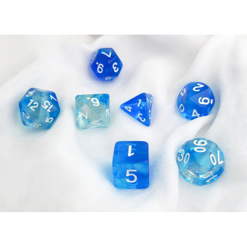 vvpesca DND Dice Set of 7 – Polyhedral Dice Set