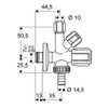 Schell 35450699 Combo Angle Valve DN 15 with Self-Sealing ASAG