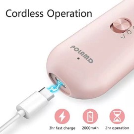 Polamd Kit Manicura Y Pedicura Eléctrico, Lima De Uñas Eléctrica,