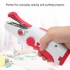 BORDSTRACT Hand Sewing Machine, Portable Mini Small Electric Double Needle