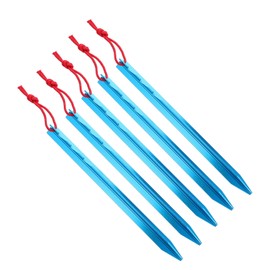 CORHAD Camping Gear 5pcs Tent Ground Pegs Sturdy and Corrosion-Resistant for Adventure