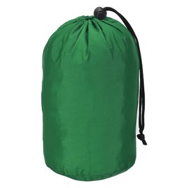 PATIKIL Stuff Sack, 5 x 10 Inch Waterproof Outdoor Storage Sack Portable Drawstring Dust Flap Bag for Camping, Green