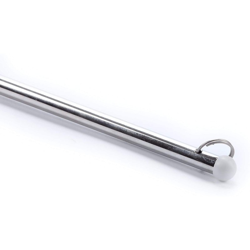Amarine Made 2-Pack Stainless Steel Rail Mount Boat Pulpit Staff