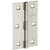 High Logic Stainless Steel Hinges, 1-Pack x 2-Hinges, 17494