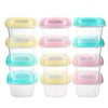 PandaEar Baby Food Snack Plastic Storage Container with Lids, 12