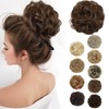 HMD Messy Bun Hair Piece Wavy Curly Scrunchies for Women