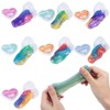 28 Pack Galaxy Slime Valentines for Kids, Valentines Day Gifts