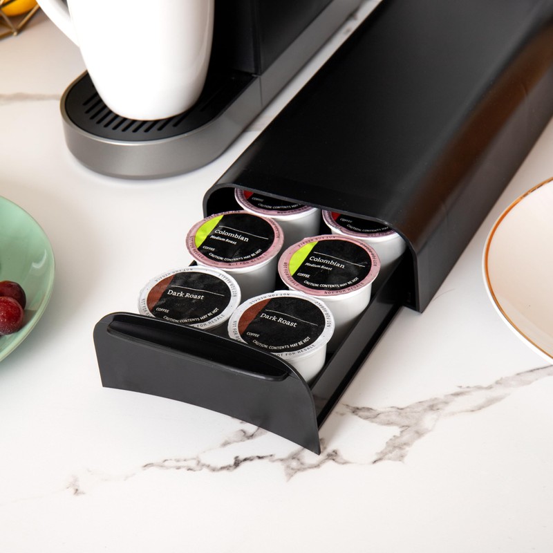 Mind Reader Anchor Collection, Single Serve Coffee Pod Drawer, 12-14
