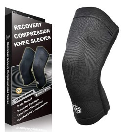 Vital Salveo-Best Recovery Compression Knee Support Sleeve for Man and Women Knee Brace for Running, Basketball, Hiking, Gym, Workout, Sports(1 PC)-Small