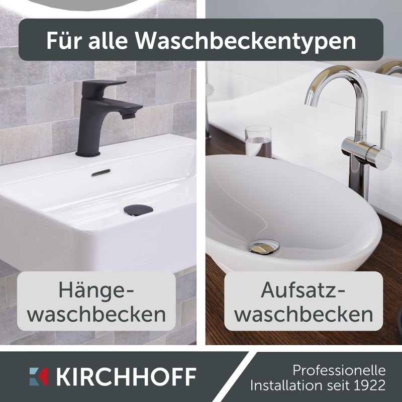 Kirchhoff 98848118 Immersion Pipe for Siphon 25 cm Chrome, Pipe