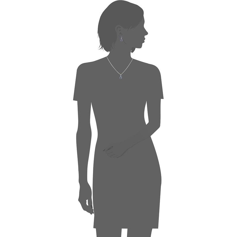 Nine West - Juego de collar y arete de tono