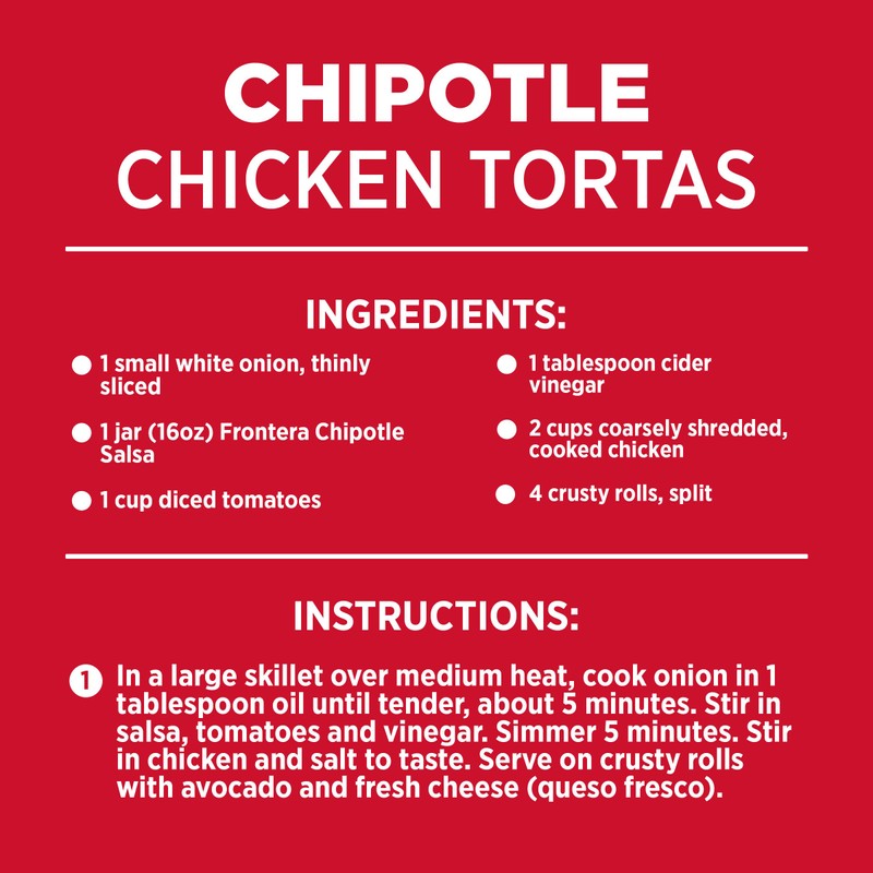 Frontera Salsa, Chipotle, Hot, 16 oz