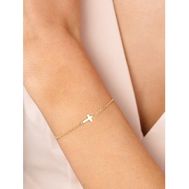 First Communion Dress for Girls First Communion Veil for Girls First Communion Gifts for Girlschain Link Cross Bracelet Confirmation Gifts for Women