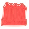 Happy Birthday Candles Cookie Cutter & Stamp