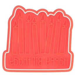 Happy Birthday Candles Cookie Cutter & Stamp