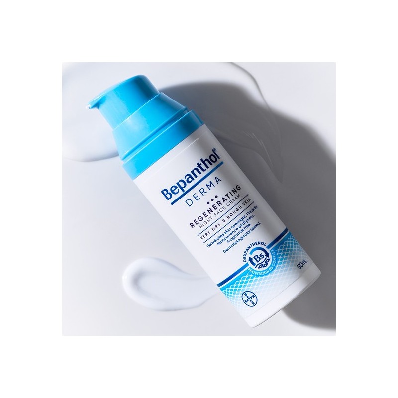 Bepantol Derma Regenerating Night Face Cream 50ml x 2 /