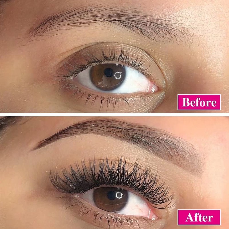 FADVAN 8D W-Shaped Volume Eyelashes, 0.07D Curl, 8-12 mm Mixed