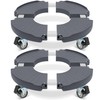W B D WEIBIDA 2 Pack Round Dolly with Wheels