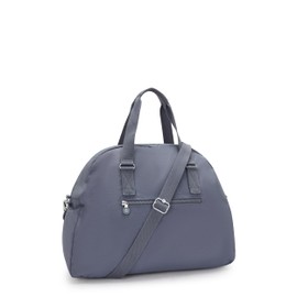 Kipling Women's Eugina Satchel, Handmade, Removable Shoulder Strap, Outer Pockets, Nylon Duffle Bag