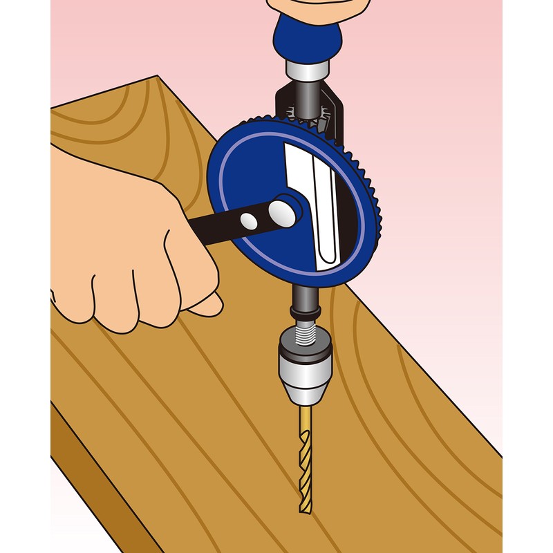 Takagi Earth Man 0.3 inch (8 mm) Chuck Hand Drill