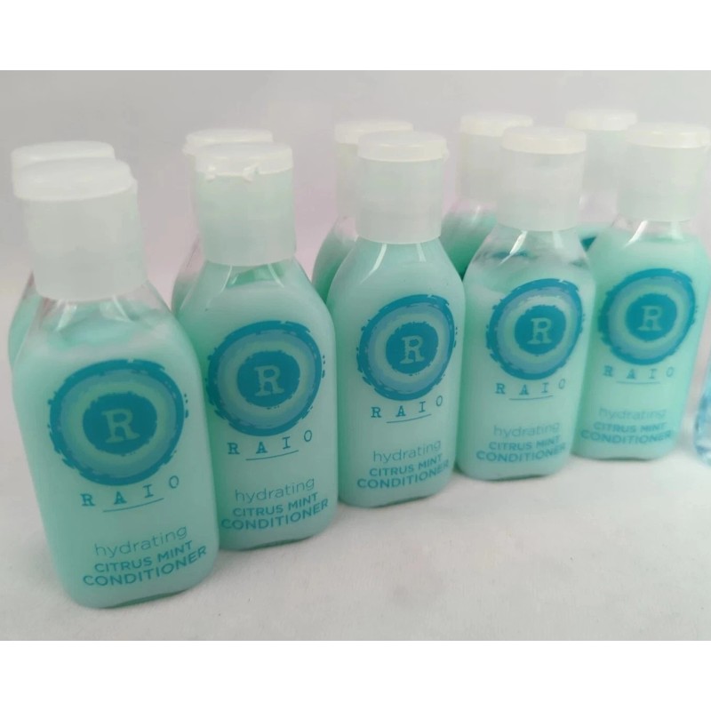 RAIO Lot Of 20 Raio Shampoo And Conditioner Travel Size