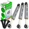 Set of 3 Shock Absorbers Washing Machine with Pins 90N