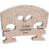 Teller Violin Bridge Easy Setup Pieces Pre-Cut with File Genuine