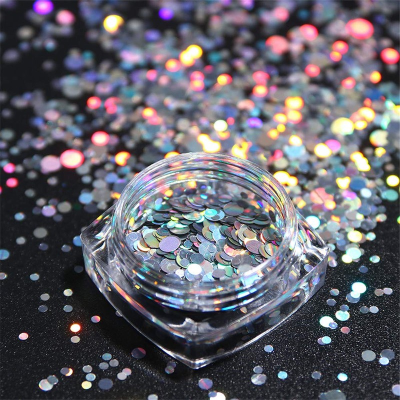 8 box set laser holo glitter glitter parts powder nail