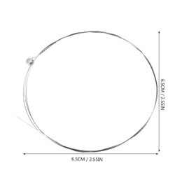 NULYLU Acoustic Guitar Strings E-1st 10 Pack High Strength Metal Strings Elegant Craftsmanship for Musicians