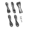 CableMod 8+8 Series Pro ModFlex Sleeved Cable Extension Kit (Black